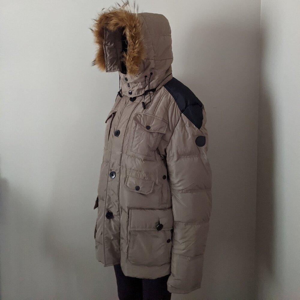 Jeep Duck Down Heavyweight Puffer Parka Jacket, men's XXXL
